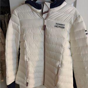 Tommy Hilfiger Cream Quilted Jacket